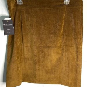 NWT Zac & Rachel Lightweight Corduroy Skirt SZ 10